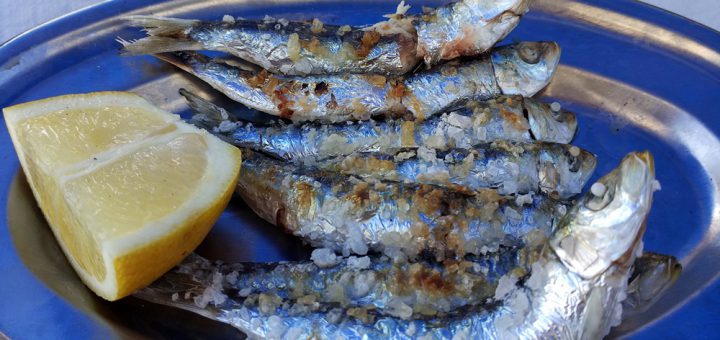 Espeto de sardinas