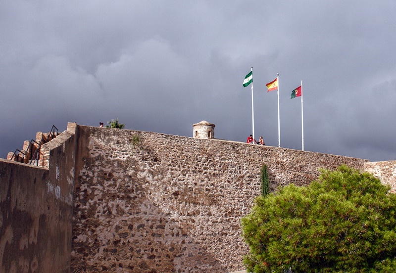 Vista superior del Castillo de Gibralfaro