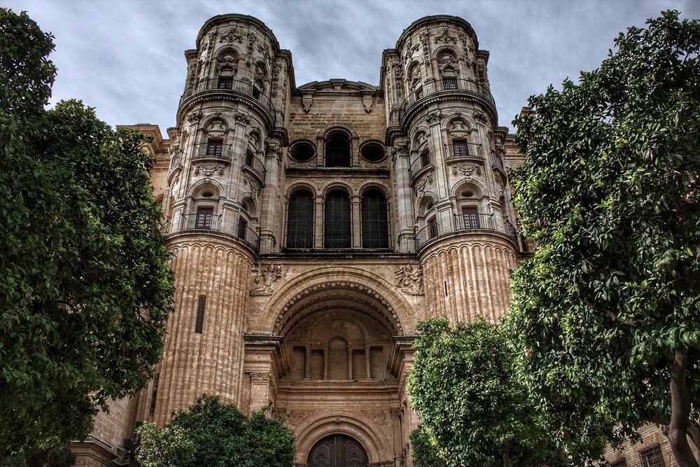 Fachada de la Catedral de Málaga