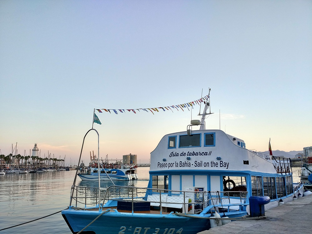 Paseo en barco por Málaga