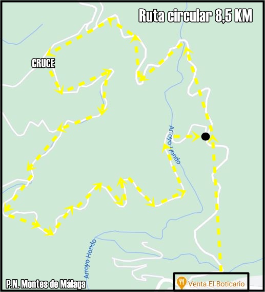 Mapa-Sendero-Circular-Montes-Malaga-Boticario