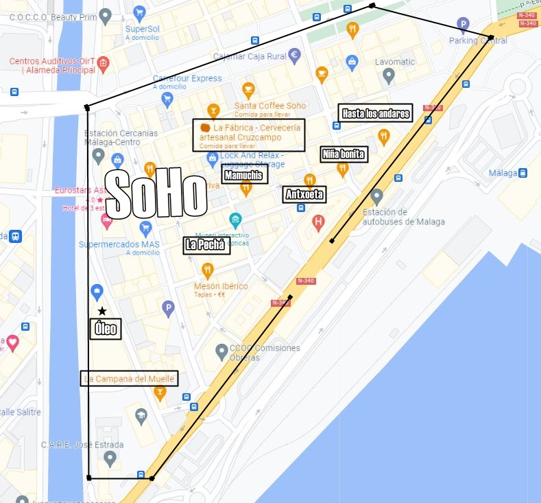  Map-where-to-eat-in-Soho-Malaga