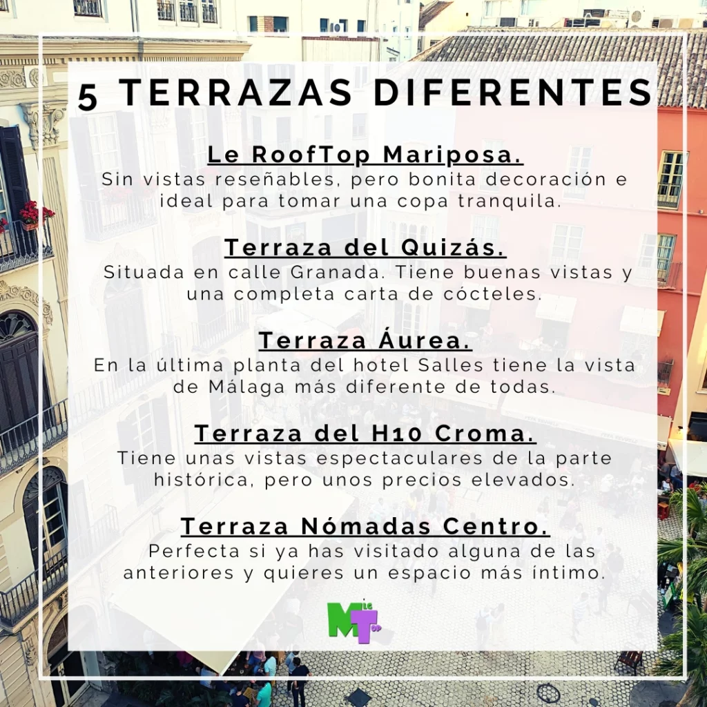 Terrazas-Diferentes-Vistas-Málaga-Centro