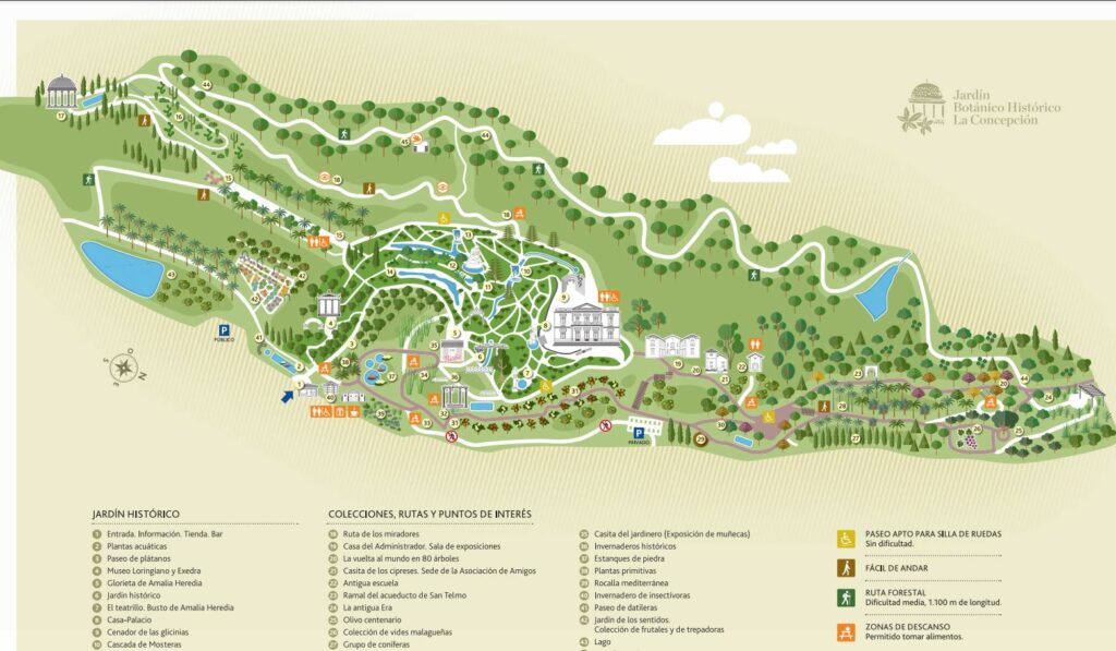 Mapa-Jardín-Botánico-Málaga