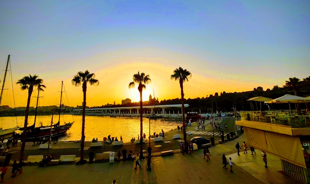 Sunset-Muelle-Uno-Malaga