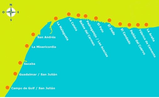 Map-Beaches-Malaga-Capital