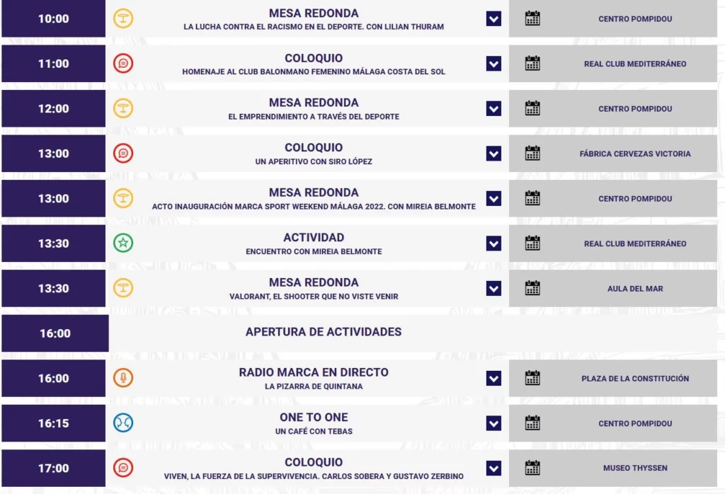 Marca-Sport-Weekend-Málaga-2022-Agenda-10-Junio-1