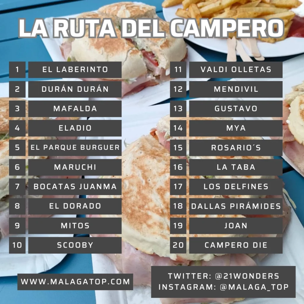 Ruta del campero-Mejor-Campero-Málaga