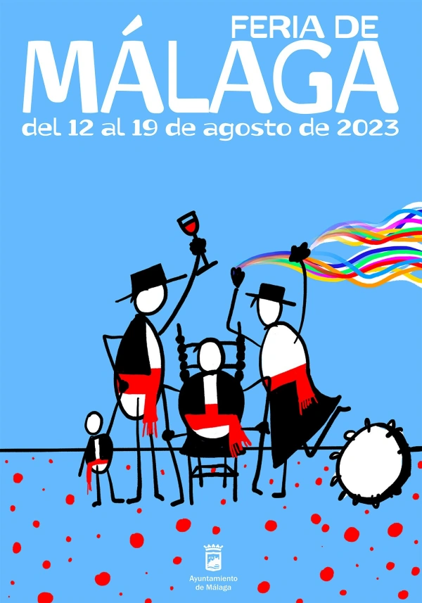 Cartel-Feria-Málaga-2023-Azul-Claro