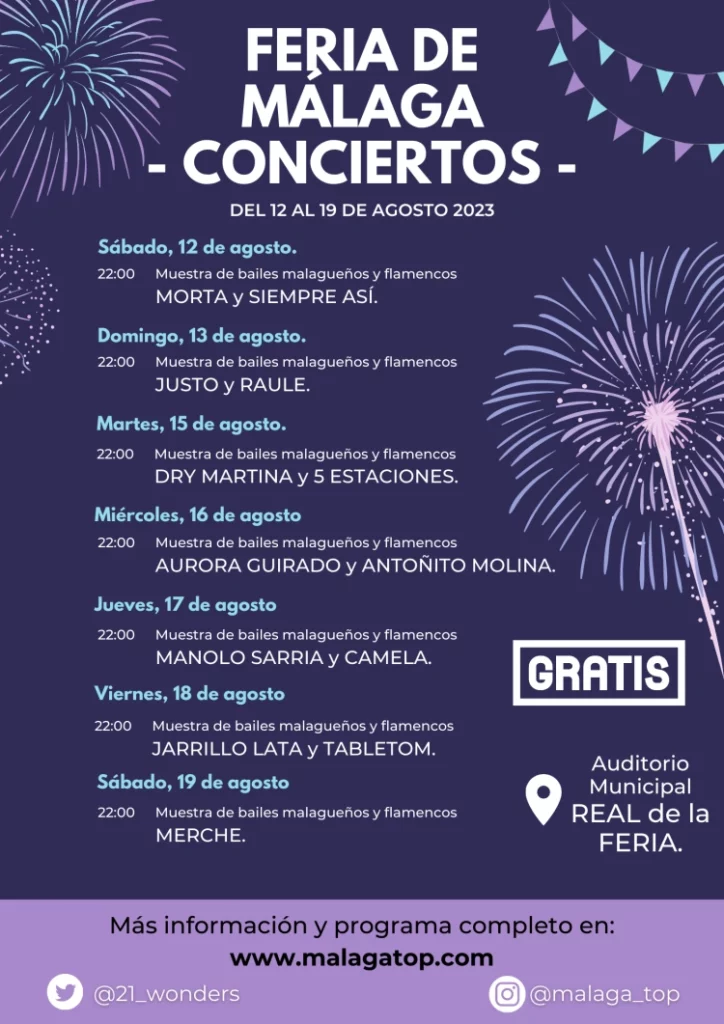 Programación-Conciertos-Feria-Málaga-2023