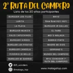 2ª Ruta del campero de Málaga