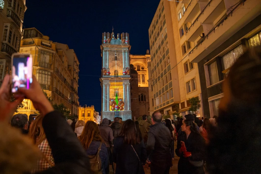 Luces-Navidad-Málaga-Mapping-Catedral-2023
