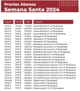 Precios-Sillas-Semana-Santa-Málaga-2024-3