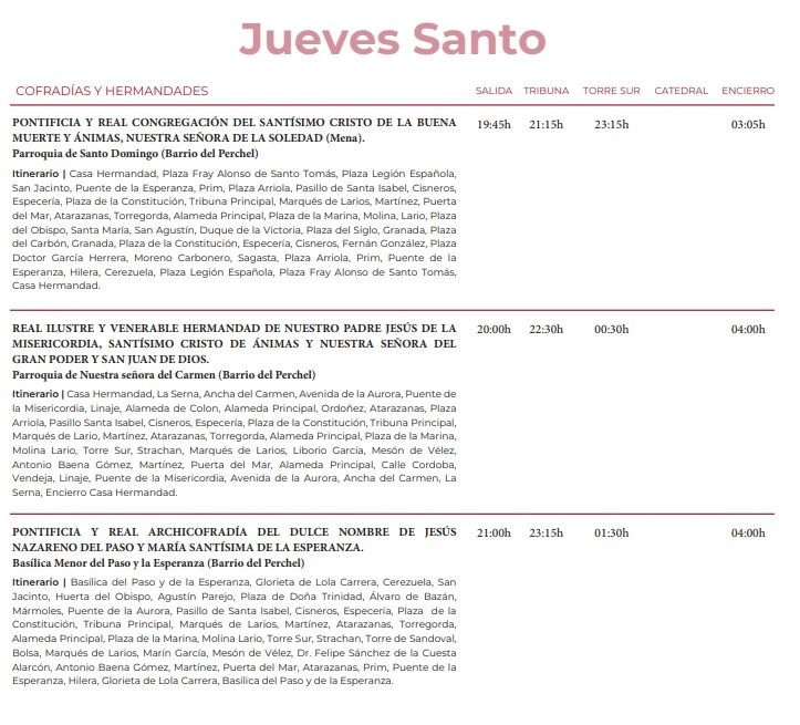 Itinerario-Jueves-Santo-Málaga-2024-Semana-Santa-2