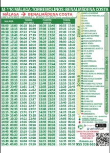 Horarios-Bus-Málaga-Torremolinos-Benalmadena