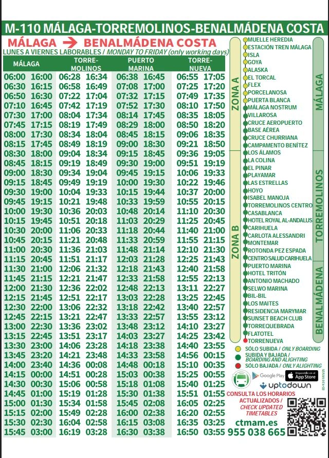 Horarios-Bus-Málaga-Torremolinos-Benalmadena