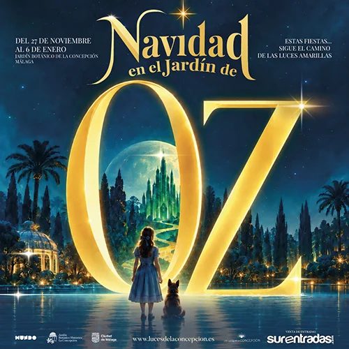 Cartel-Luces-Botanico-Málaga-2026